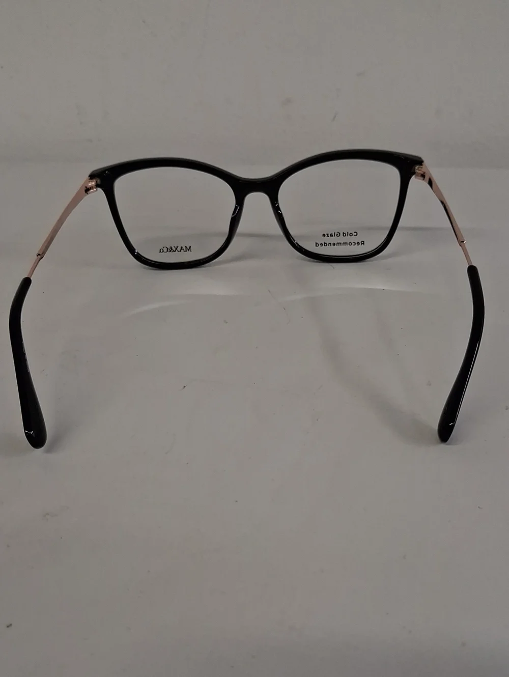 NWOT Womens Rxable Max & Co. MO5051 001 Black Eyeglass Frames